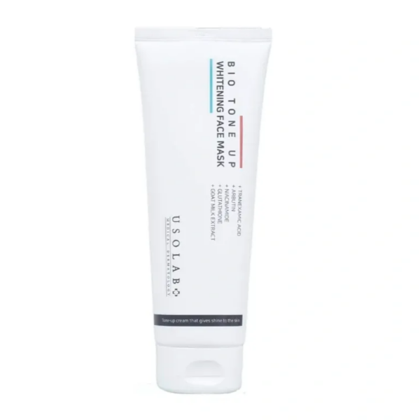 Маска для освітлення та сяяння шкіри обличчя Usolab Bio Tone Up Whitening Face Mask, 250 мл