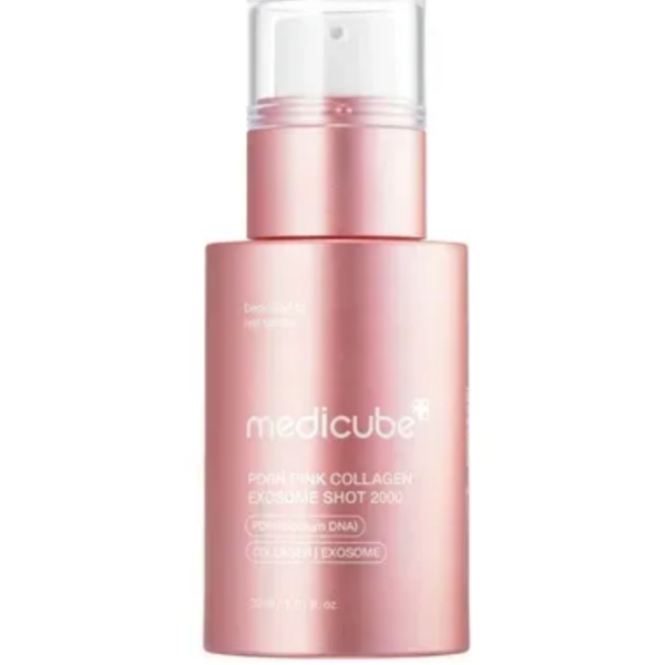 Регенеруюча сироватка з полінуклеотидами, екзосомами та спікулами Medicube pdnr Pink Collagen Exosome Shot 7500, 30 мл