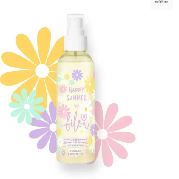 Спрей для тіла з шиммером Bilou Happy Summer, 150 мл