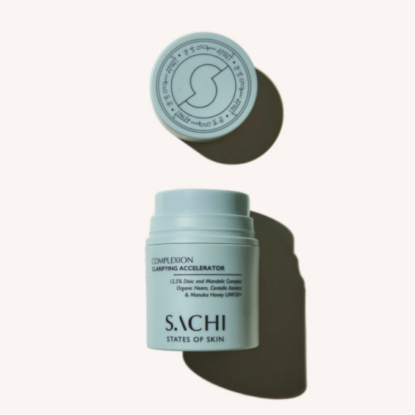 Гель-крем з ензимами та кислотами для шкіри обличчя  Sachi Skin Complexion Clarifying Accelerator, 30 мл
