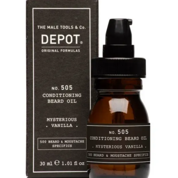 Кондиціонуюча олія для бороди Depot No.505 Conditioning Beard Oil Mysterious Vanilla, 30 мл