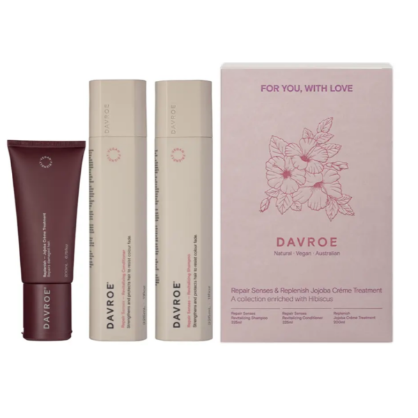 Набір тріо для відновлення волосся Davroe Repair Senses Mothers Day Trio