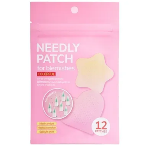 Мікроголкові патчі від прищів Needly Patch for blemishes colorful, 12 шт
