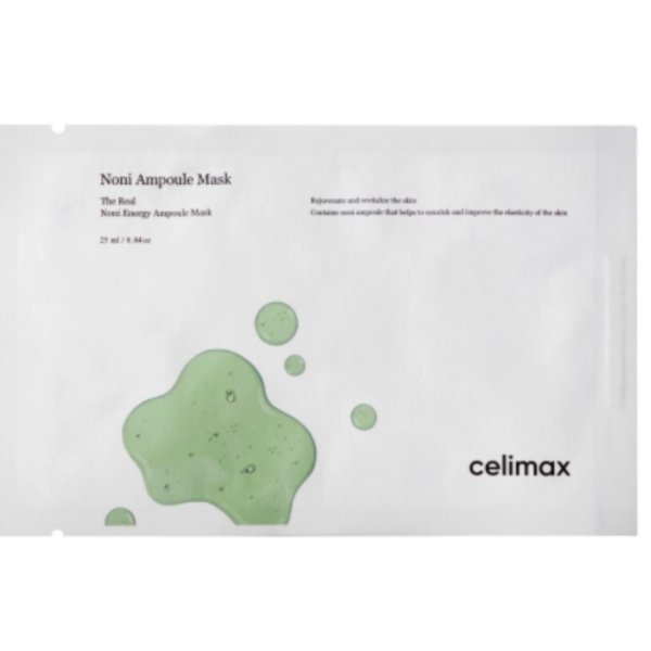 Тканевая маска для лица с экстрактом плодов нони Celimax The Real Noni Energy Ampoule Mask, 25 мл