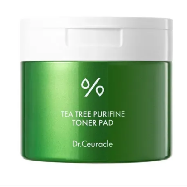 Тонизирующие пады с экстрактом чайного дерева Dr.Ceuracle Tea Tree Purifine Toner Pad, 60 шт