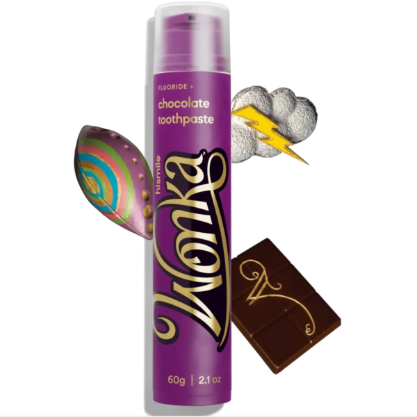 Зубная паста со вкусом шоколада Hismile Wonka Chocolate Toothpaste, 60 г