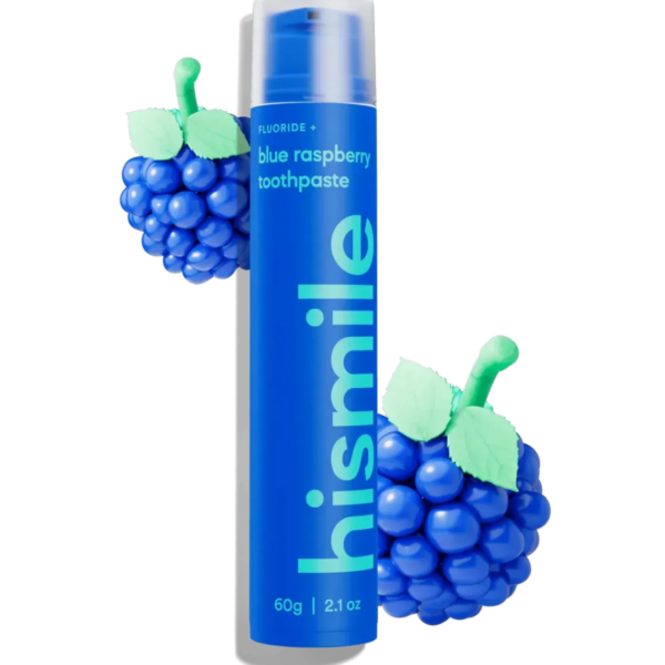 Зубная паста со вкусом голубой малины Hismile Blue Raspberry Toothpaste, 60 г
