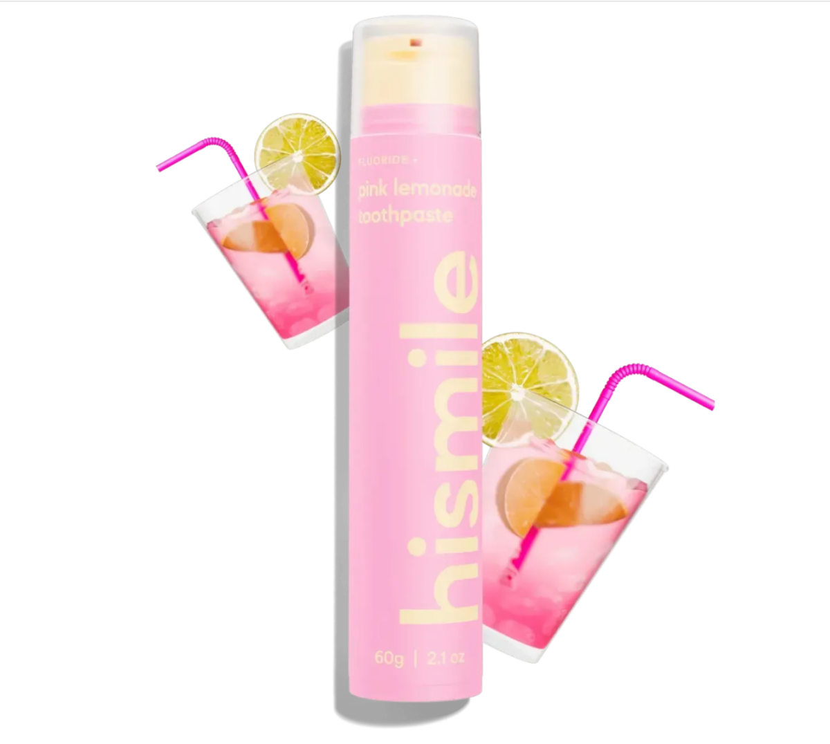 Зубная паста со вкусом розового лимонада Hismile Pink Lemonade Toothpaste, 60 г