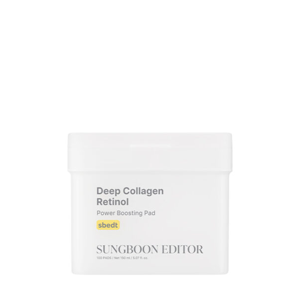 Педы для лица с ретинолом Sungboon Editor Deep Collagen Retinol Power Boosting Pad, 190 мл (100 шт)